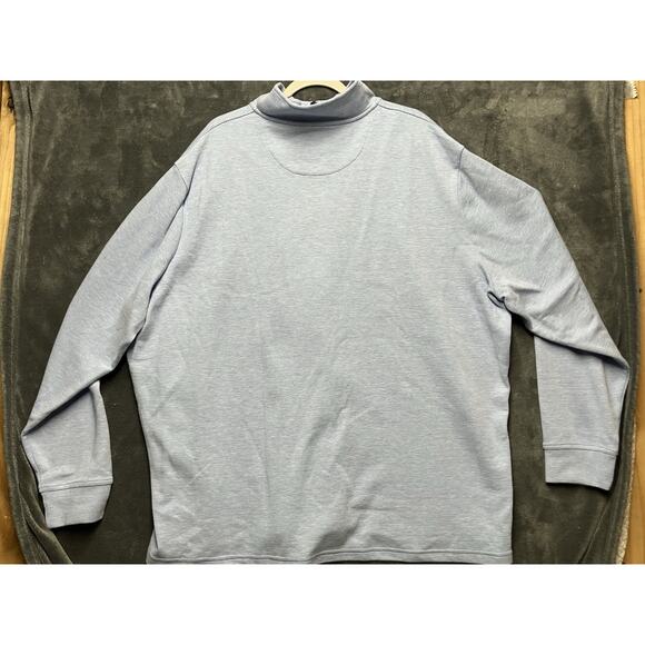 Vineyard Vines Shirt Men’s Sz 3XB Light Blue Breaker Saltwater 1/4 Zip Pullover - Picture 10 of 10